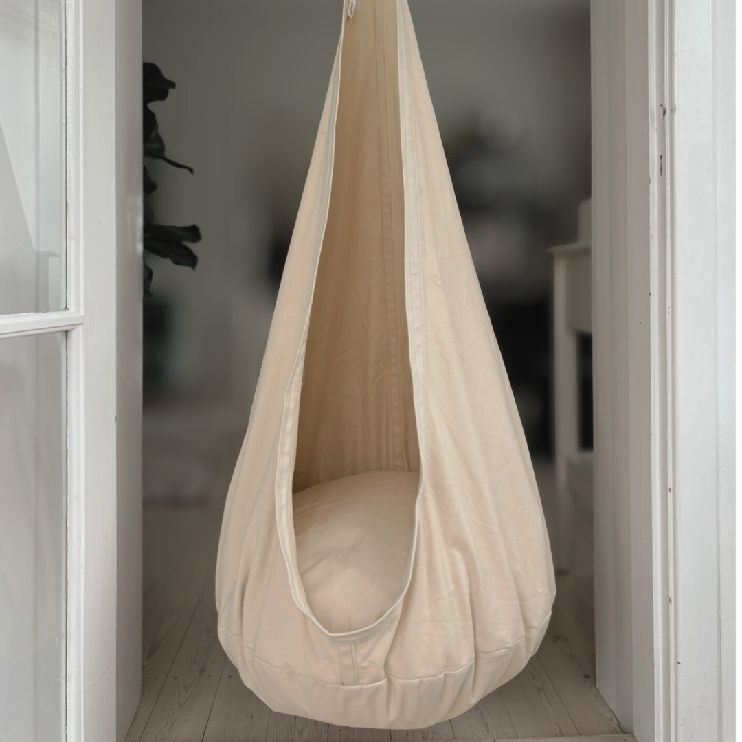 Softnest Copenhagen Hængehule i beige med beige kant // Ny model 🩷 På lageret d. 1/11 -2025