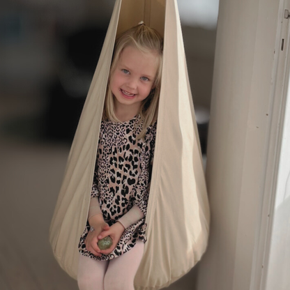 Softnest Copenhagen Hængehule i beige med beige kant // Ny model 🩷 På lageret d. 1/11 -2025