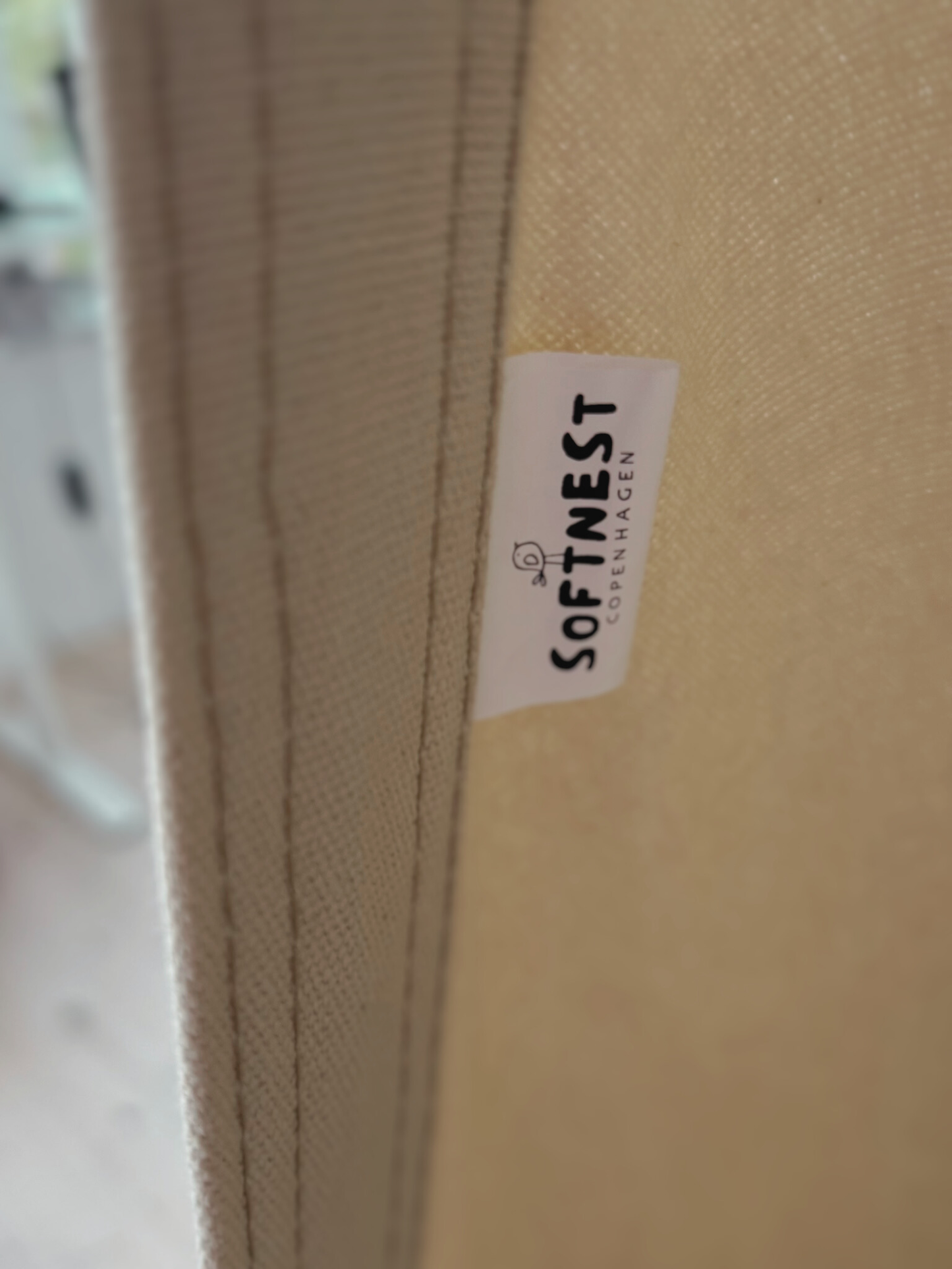 Softnest Copenhagen Hængehule i beige med beige kant // Ny model 🩷 På lageret d. 1/11 -2025