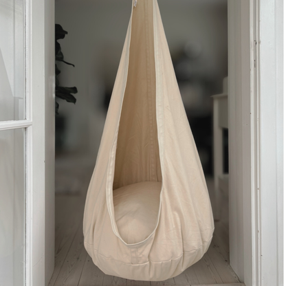 Softnest Copenhagen Hængehule i beige med beige kant // Ny model 🩷 På lageret d. 1/11 -2025